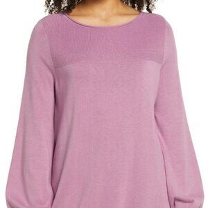 CASLON BNWT Bishop Sleeve Sweater XSmall Lavender